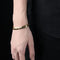 18k Gold Platted Copper Chain Bracelet for Men,7.48'' to 9.05''