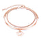 Fashion 18K Gold Platted Copper Bracelet for Women,6.29‘’+1.57‘', Grace Bracelet for Girls