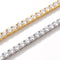 3mm / 4mm / 5mm Zircon Tennis Chain Mens Hip Hop Zircon Bracelet Necklace