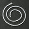 3mm / 4mm / 5mm Zircon Tennis Chain Mens Hip Hop Zircon Bracelet Necklace