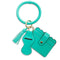 PU TASSEL CARD HOLDER ROUND BANGLE BRACELET KEYCHAIN