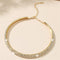 Multi Layered Fashion Choker Necklace For Women & Girls,Silver/Gold