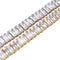 10mm Tennis Chain Bracelet High Quality Single Row Cubic Zirconia Gold/Silver Hip Hop Bracelet Men's Jewelry