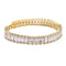 10mm Tennis Chain Bracelet High Quality Single Row Cubic Zirconia Gold/Silver Hip Hop Bracelet Men's Jewelry