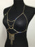 Rhinestone Tassel Sexy Body Chain Harness Bra Chest For Women Nightclub