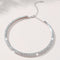 Multi Layered Fashion Choker Necklace For Women & Girls,Silver/Gold