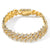 14mm Square Miami Cuban Link Bracelet Gold Color Iced Out Cubic Zirconia Rock Hip hop Style Men's Jewelry