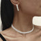 Multilayer Rhinestone Choker For Women Wedding Jewelry For Women Neck Chain with Earrings