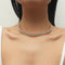 Multi Layered Fashion Choker Necklace For Women & Girls,Silver/Gold