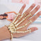 Skeleton Hand Ring Design for Nightclub Halloween Costume Accessories