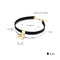 295mm+65mm Flannel Alloy Classical Choker for Girls,Fashion Women Neck Chain