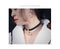 295mm+65mm Flannel Alloy Classical Choker for Girls,Fashion Women Neck Chain