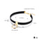 295mm+65mm Flannel Alloy Classical Choker for Girls,Fashion Women Neck Chain,Round