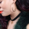 295mm+65mm Flannel Alloy Classical Choker for Girls,Fashion Women Neck Chain,RX008