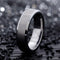 Men's Simple Tungsten Steel Ring,Punk Style Ring for Men