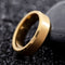 Men's Simple Tungsten Steel Ring,Punk Style Ring for Men