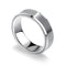 Men's Simple Tungsten Steel Ring,Punk Style Ring for Men