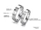 Ideas Romantic Stainless Steel with Cubic Zirconia Endless Love Couple Rings Jewelry For Lovers Wedding Engagement Rings