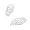 Arabesque inlaid zircon ear bone clip without pierced earrings  hollow sterling silver earrings for women